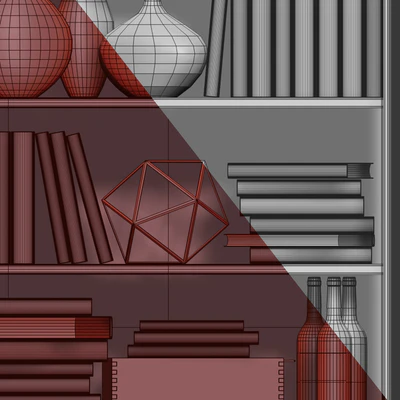 Wardrobe / showcase Andersen. Cabinet / Showcase Andersen by Etg-Home — Ver 3