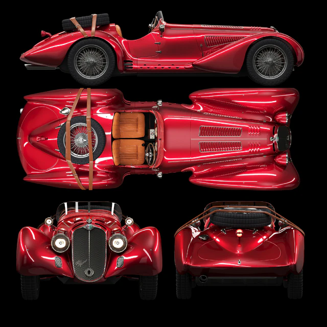 Alfa Romeo 8C 2900B Mille Miglia Roadster — Descargar