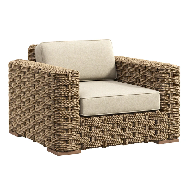 Restoration Hardware Rutherford lounge chair — Скачать