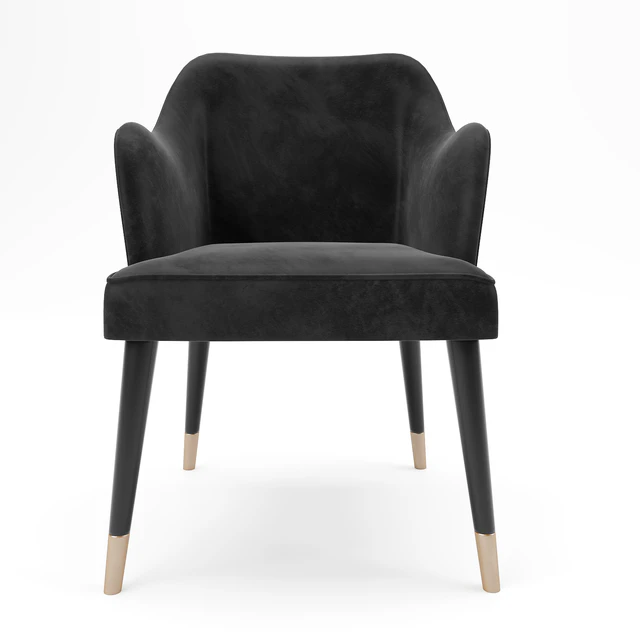 Vicky Armrests Wheels Dinner Chair — Скачать