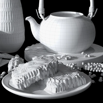 Honeycomb decorative set — Ver 3