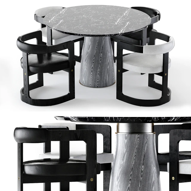 Kelly Wearstler Camden table and Zuma chair — Descargar