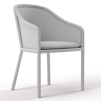 WARD BENNETT CANE LANDMARK LOUNGE CHAIR — Ver 3