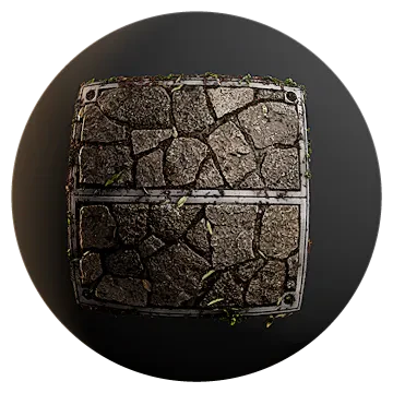 stone manhole cover 001 — Скачать