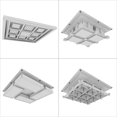Wooden ceiling design — Ver 3