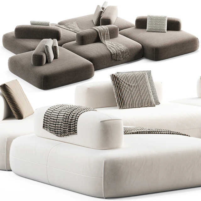 Modular sofa Flow Plus by Aatom — Descargar