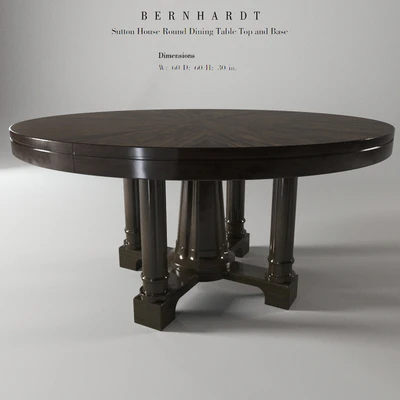 Bernhardt Sutton House Round Dining Table — Ver 1
