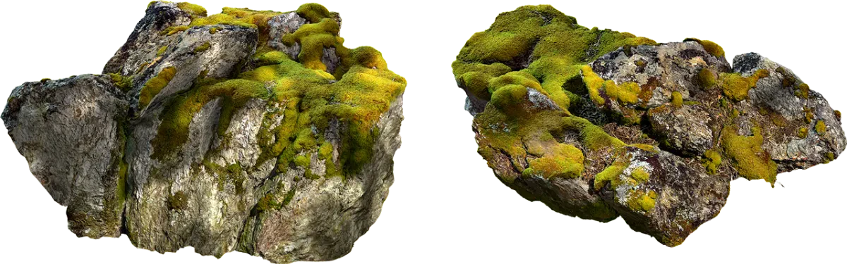 mossy rock cluster 003 — Скачать