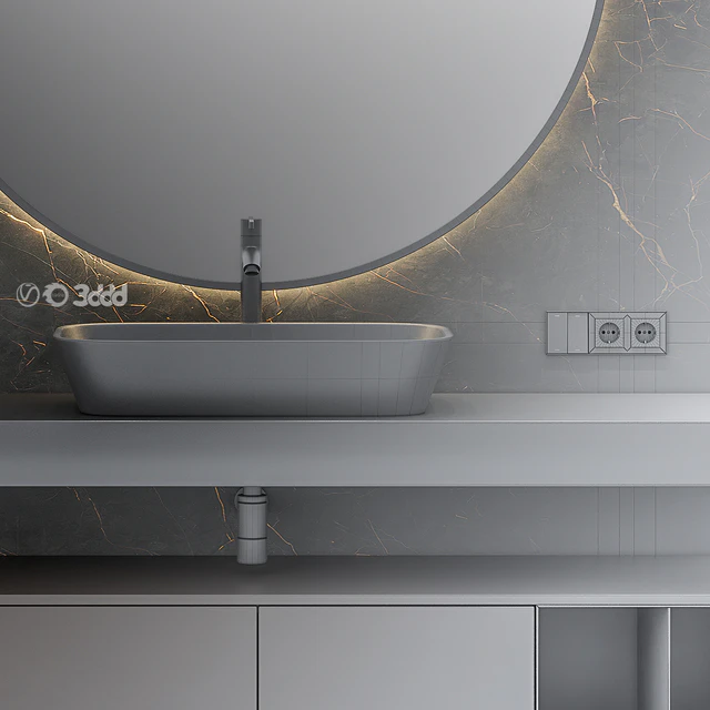Bathroom furniture Bath Set 37 — Descargar