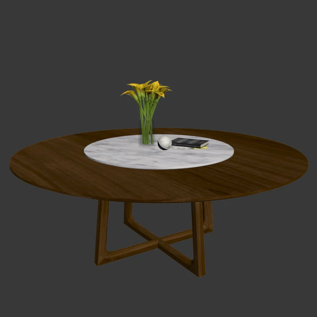 Concorde Round Dinning Table Poliform — Скачать