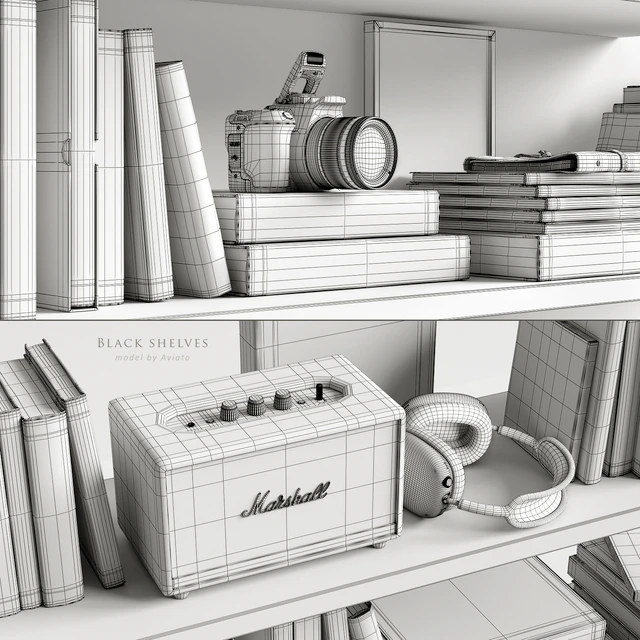 Black shelves — Descargar
