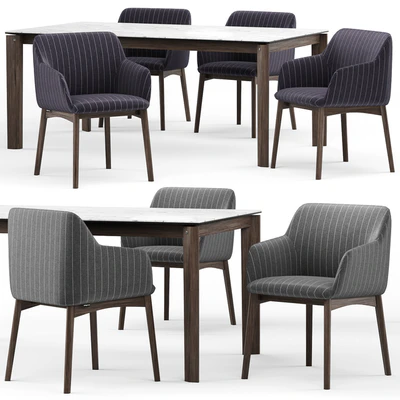 Elle chair and Alpha table - Calligaris — Ver 1