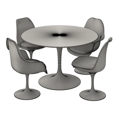Knoll Tulip Table Set — Ver 2