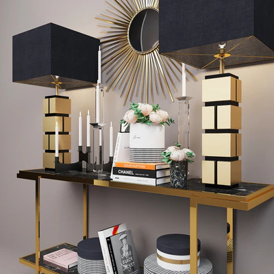 Decorative set with objects Eichholtz factory — Ver 2