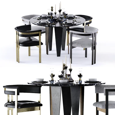 Kelly Wearstler Grafton Table and Elliot Chair — Вид 1