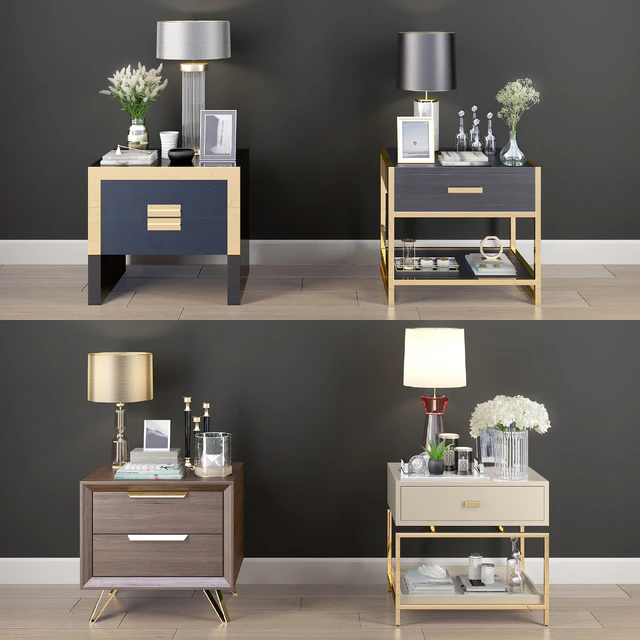 Nightstand Decorative Set01 — Descargar