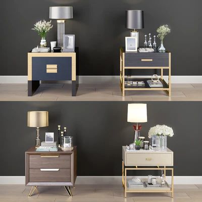 Nightstand Decorative Set01 — Ver 1