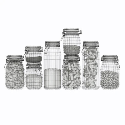 glass jar set — Ver 5