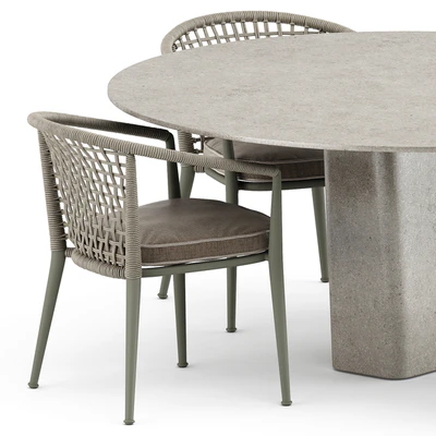 Erica 19 chair by bebitalia and Tao dining table by Tribu — Ver 4