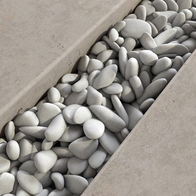 Paving long line plate pebble n1 / Paving long line plate with pebbles — Descargar