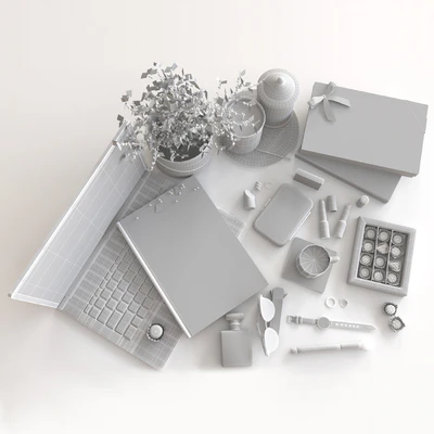 workplace decorative set - cosmetics — Вид 6