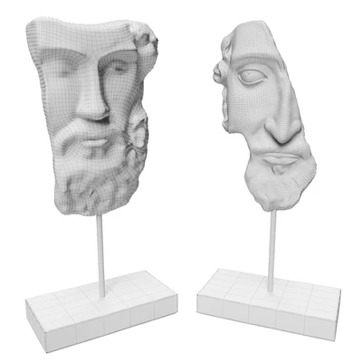 ANCIENT GREEK SCULPTURE  POSEIDON and ZEUS — Вид 2