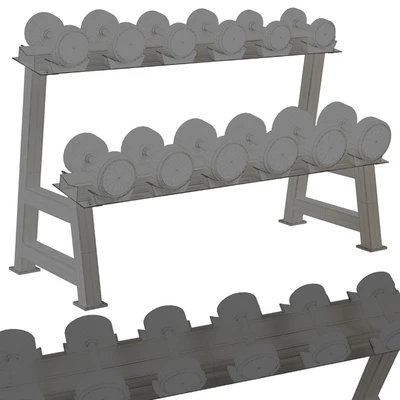 QIFFIY Dumbbell Rack — Ver 3