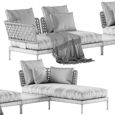 Minotti Patio sectional sofa — Ver 4