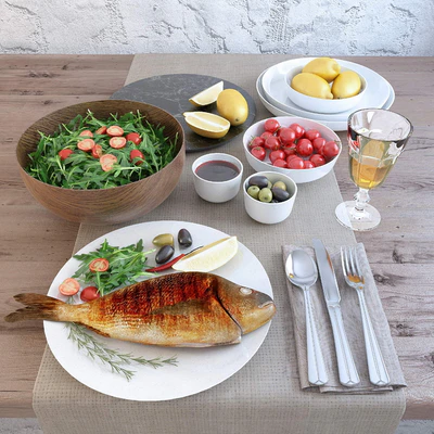 Fish fried, Dorada — Ver 1