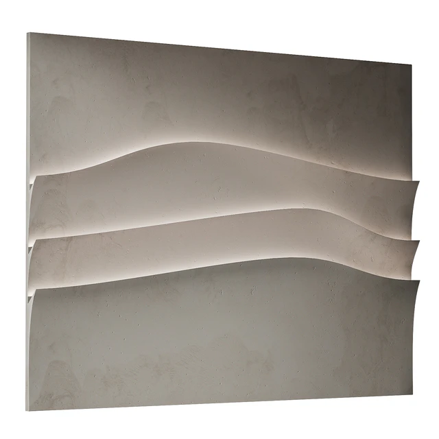 Abstract composition Relief wall Plateau 10 — Download