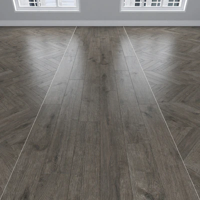 Parquet Oak, 3 types: herringbone, linear, chevron — Ver 1