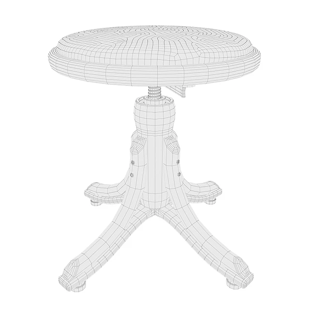 Табурет винтовой для фортепиано - TON stool piano — Скачать