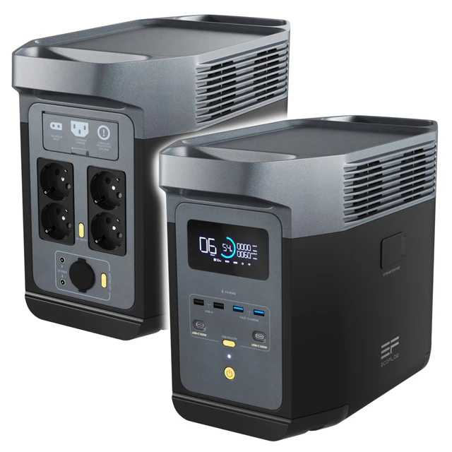 EcoFlow DELTA 2 charging station and battery — Descargar