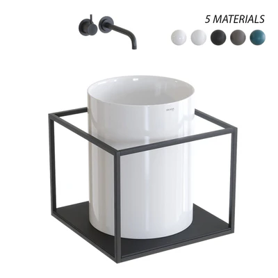 GALASSIA Core Countertop Ceramic Washbasin Set 2 — Вид 1