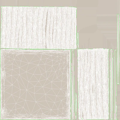 Abstract plaster painting — Ver 5
