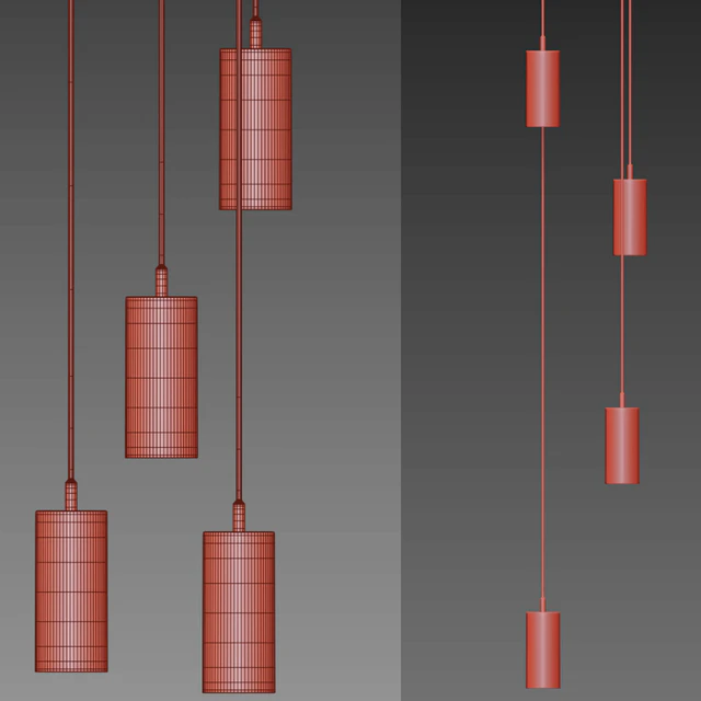 Mid Century Modern Suspension Chandelier Collection — Скачать