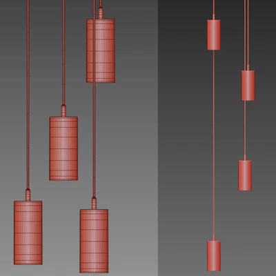 Mid Century Modern Suspension Chandelier Collection — Вид 5