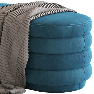 Globewest Ribbed Ottoman — Ver 3
