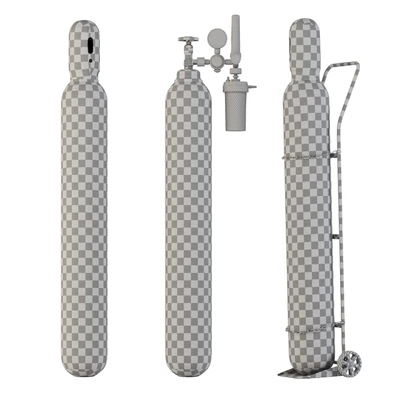 Oxygen capsule & trolley - Hospital Equipment 19 — Ver 2