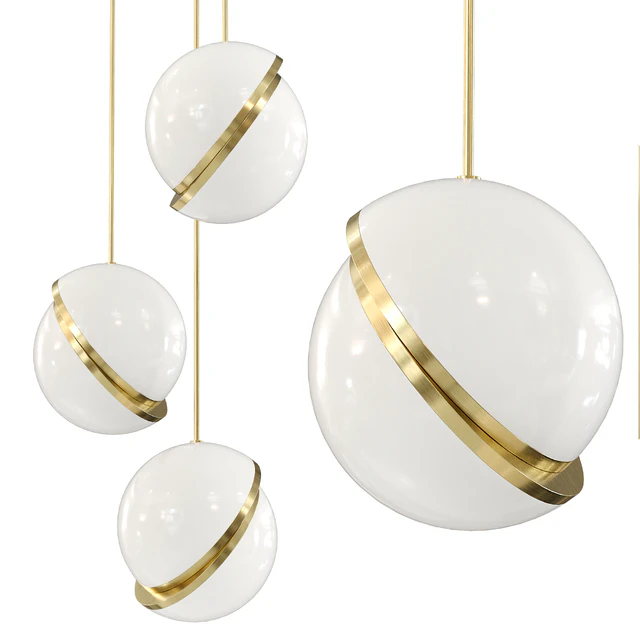 Mini Crescent 3 Piece Chandelier Suspension — Descargar