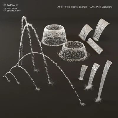 Collection fountain waterfall 2 — Ver 1