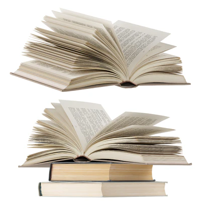 opened books collection — Ver 4