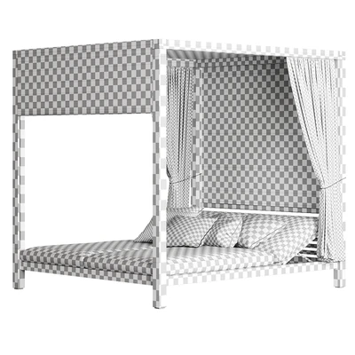 Pure Cabana Sunbed by Tribu — Ver 5