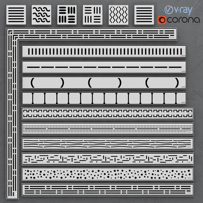 Shower Channels, Floor Drains Tece and Ravak — Ver 1