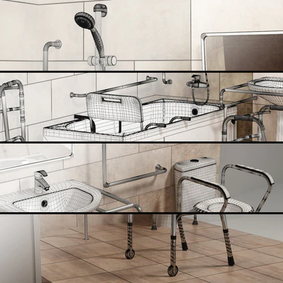 Bathroom for very mobile people — Ver 2