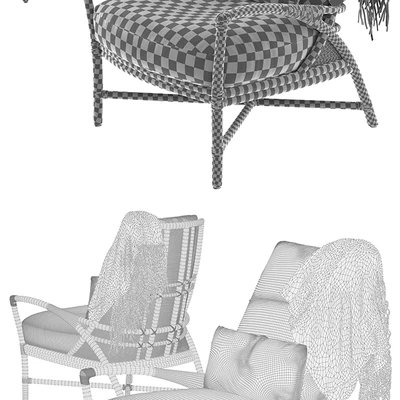 Mcguirefurniture PETAL LOUNGE CHAIR — Ver 2