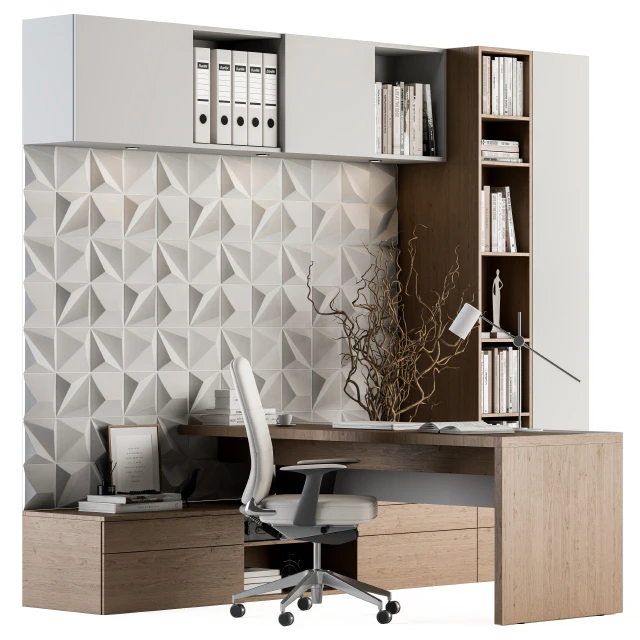 Office Furniture T Type Desk - Manager Set 29 — Скачать