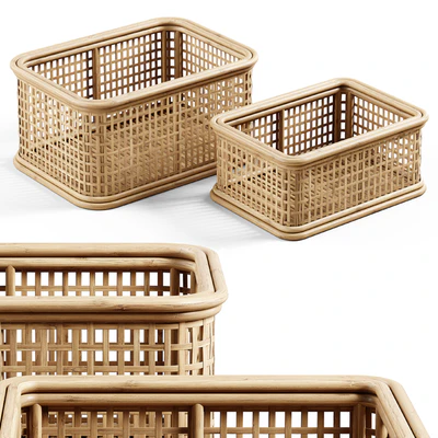 Zara Home - The wicker rattan basket — Вид 1