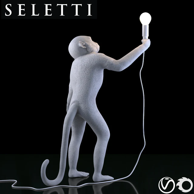 SELETTI The Monkey Lamp Standing Version — Descargar