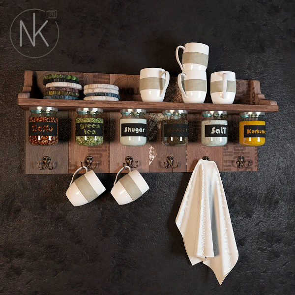 Shelf with spices — Descargar